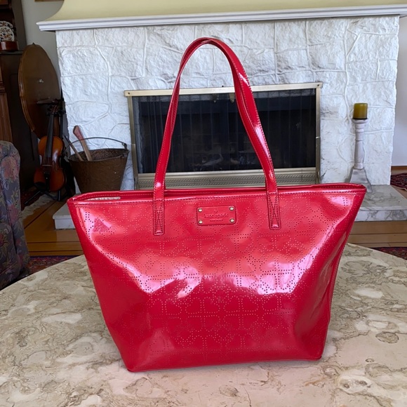 kate spade Handbags - Kate Spade Harmony Metro Perforated Heart Tote Bag